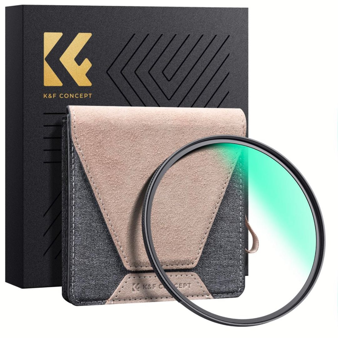 K&F Concept 95mm MCUV Filter Copper Frame, 36-Layer Anti-Reflection Green Film, Nano-X PRO KF01.1986 - 1